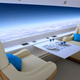 Illustration for article titled The First Supersonic Private Jet Has Huge Screens Instead of Windows
